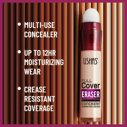 Sponge Head Concealer for Dark Circles, Acne & Blemishes Coverage