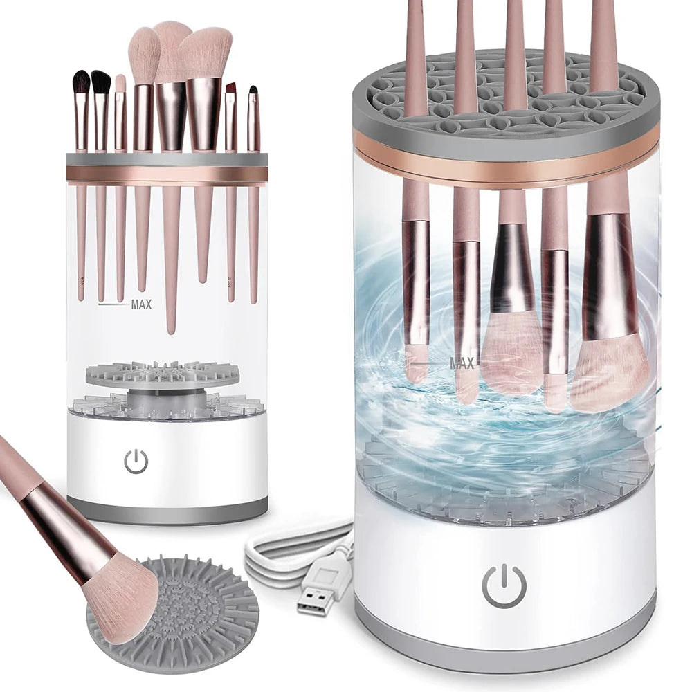 Electric Rotating Makeup Brush Cleaner | Automatic Brush Washer