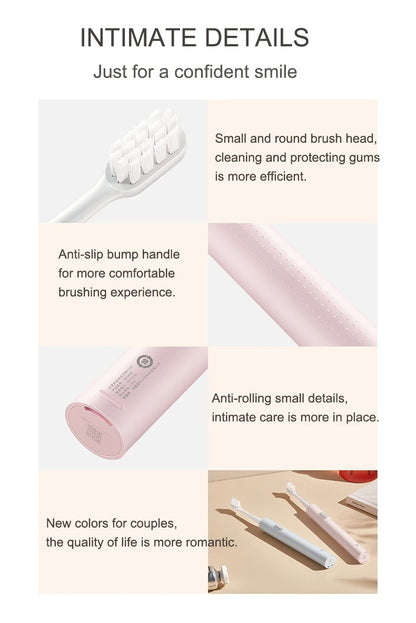 T200 Sonic Electric Toothbrush – Ultrasonic, Waterproof, Smart