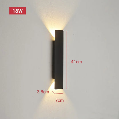Modern LED Outdoor Wall Lamp – Waterproof IP65 Up Down Light