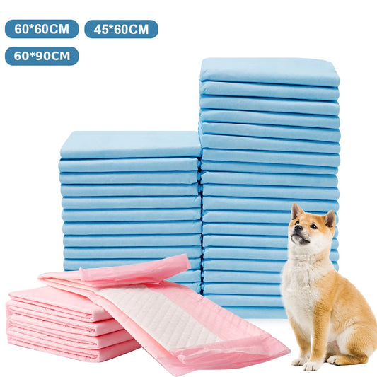 50pcs Disposable Pet Pee Pads – Puppy Training Diapers 60x90cm