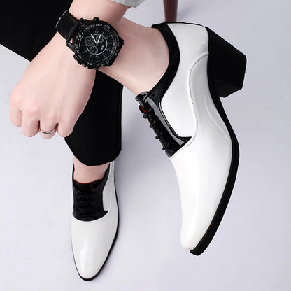 New Groom White & Black Oxfords