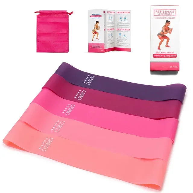 Portable Resistance Bands Set – Yoga & Strength Training Bands