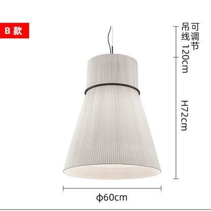 Wabi-Sabi Fabric Pendant Lights – Modern Minimalist Dining Lamps