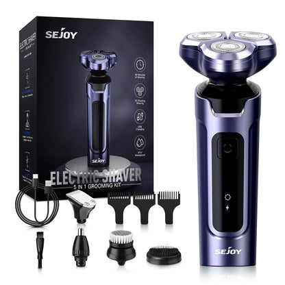 3-in-1 Electric Shaver – Beard, Nose & Razor Trimmer Waterproof