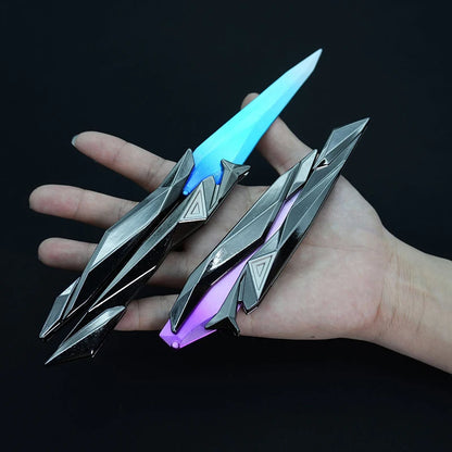 3D Engraved Tactical Butterfly Blade – Foldable Cosplay Knife
