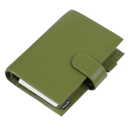 Personal Size Planner – 30mm Rings, Genuine Pebbled Grain Leather