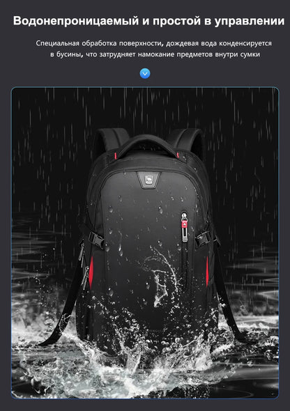 14 Inch Waterproof Nylon Laptop Backpack – Casual Travel School Bag