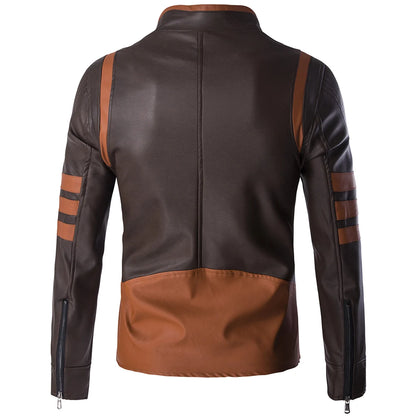 Cartmela Wolverine-Inspired Men’s PU Leather Jacket
