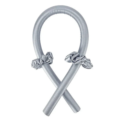 Silk Heatless Curling Rod – No-Heat Ribbon Hair Roller Headband