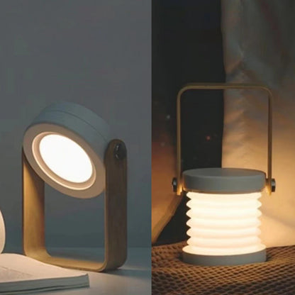 Rechargeable Folding LED Lantern Desk & Bedside Night Light