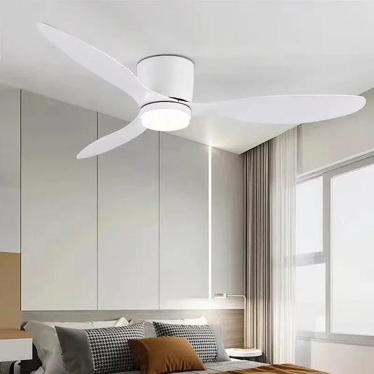Cartmela LED Ceiling Fan – 42/52 Inch with 3-Color Light