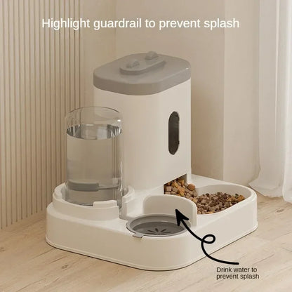 Automatic Pet Feeder & Water Dispenser – Food & Water Station