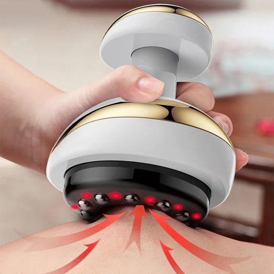 Electric Guasha Cupping Massager – Vacuum Heating Anti-Cellulite Tool