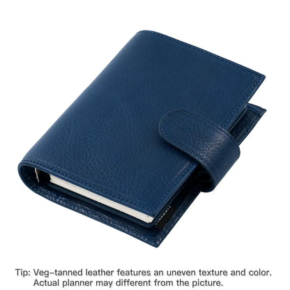 Pocket Size Rings Planner – Full Grain Vegetable Tanned Leather