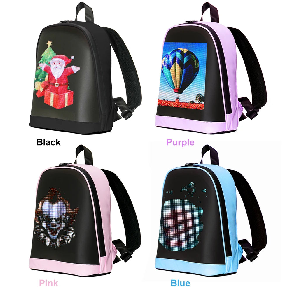 LED Motorcycle Backpack with APP Control