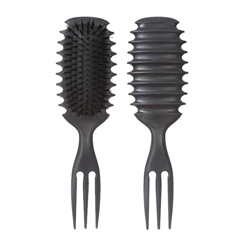 Curly Hair Styling Brush – Nylon Detangling & Volumizing Comb