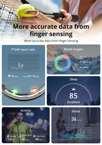 Cartmela | COLMI R10 Smart Ring with Charging Case | Health, Sleep & Fitness Tracker – Waterproof & Stylish for Men and Women