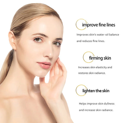 24K Gold Niacinamide Skincare Set – Serum & Eye Cream Kit