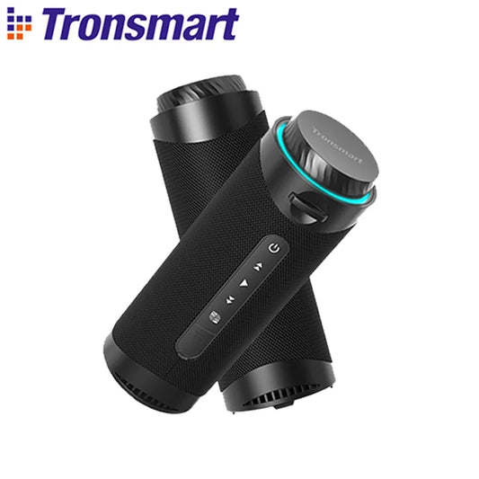 Portable Bluetooth Speaker – 360° Sound, LED Lights, App Control