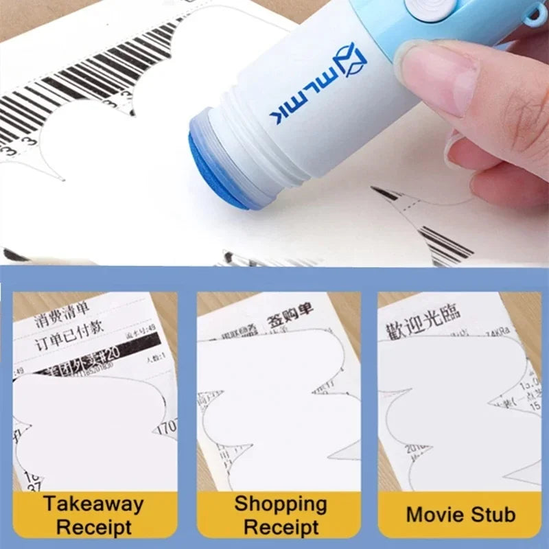 2-in-1 Thermal Paper Eraser & Mail Opener – Privacy Protection Tool