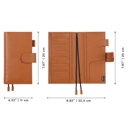 Pebbled Leather Planner Cover – Fits Weeks & Skinny Mini Planners