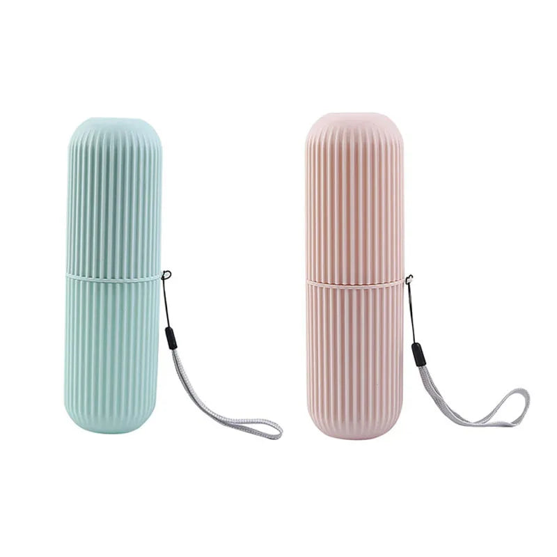 Travel Toothbrush & Toothpaste Holder – Portable Storage Case