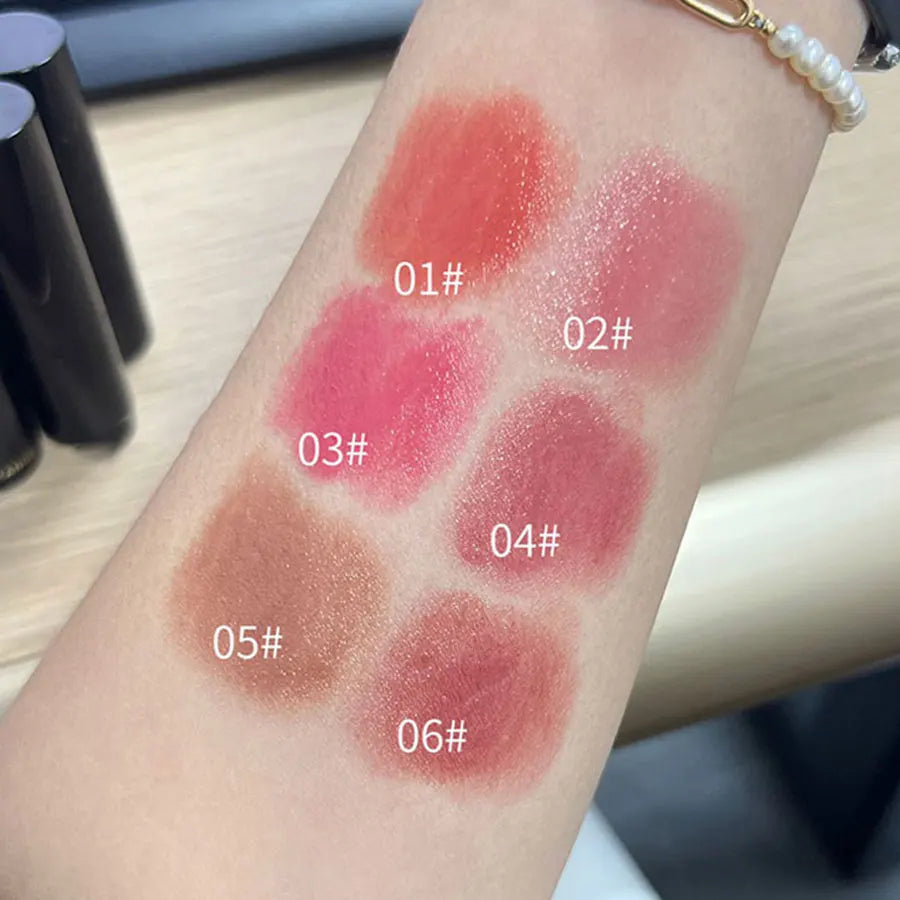 Red Brown Waterproof Lipstick – Moisturizing & Long-Lasting Shine