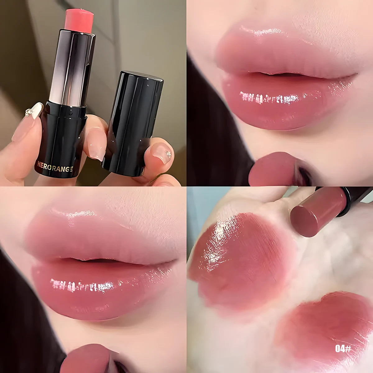 Red Brown Waterproof Lipstick – Moisturizing & Long-Lasting Shine