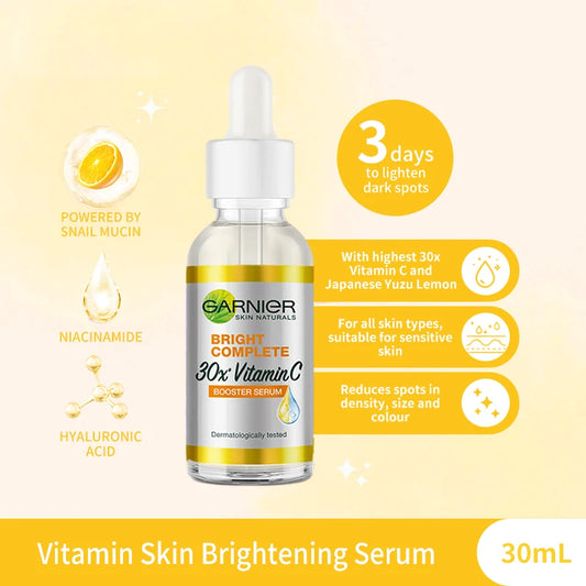 Vitamin C Niacinamide Booster Serum – Brightening Face Essence 30ml