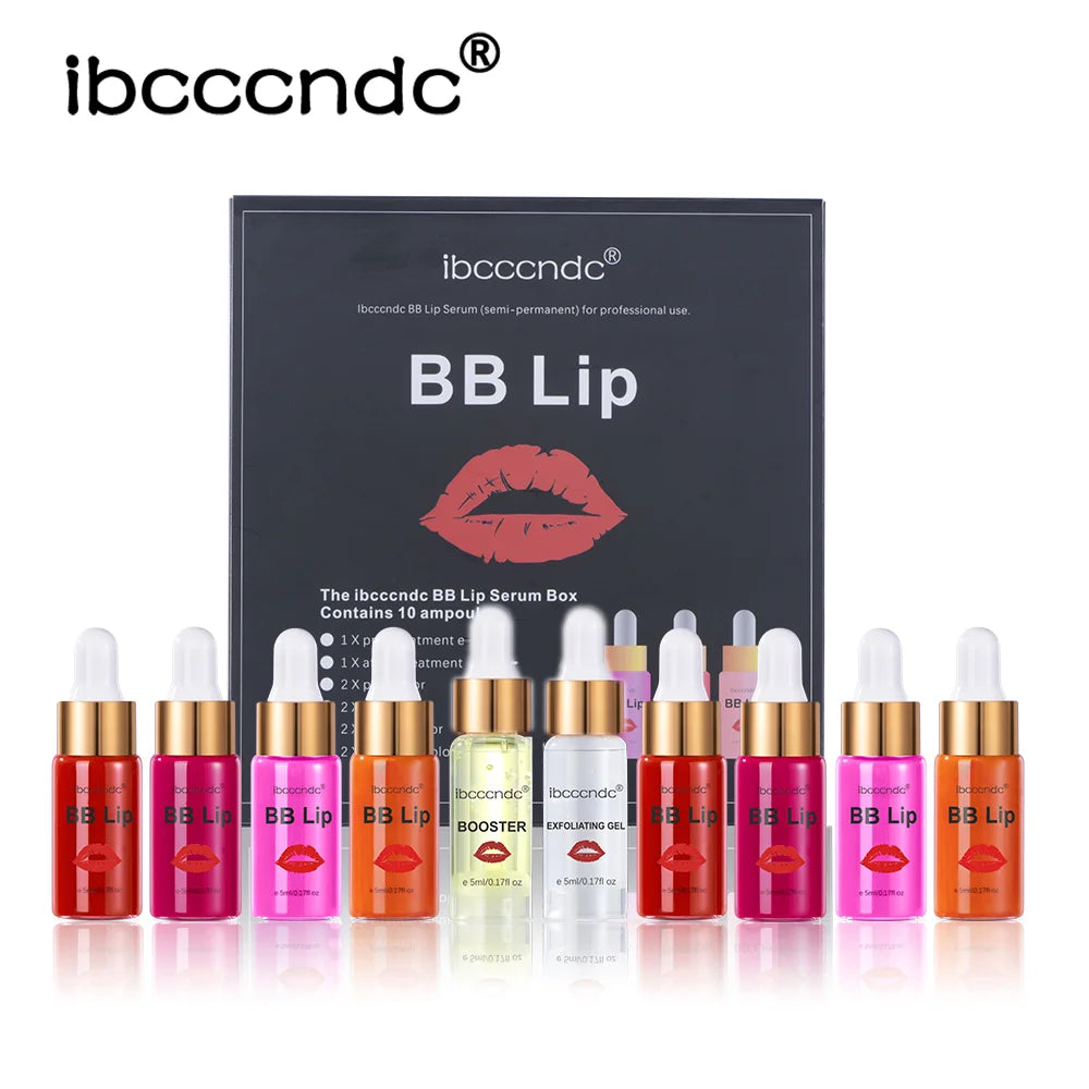 BB Lips Ampoule Serum Set – Tinted, Moisturizing Lip Care