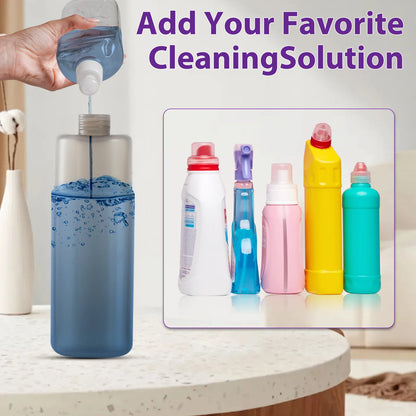 DARIS Spray Mop – 500ml Refillable Bottle, 3 Microfiber Pads