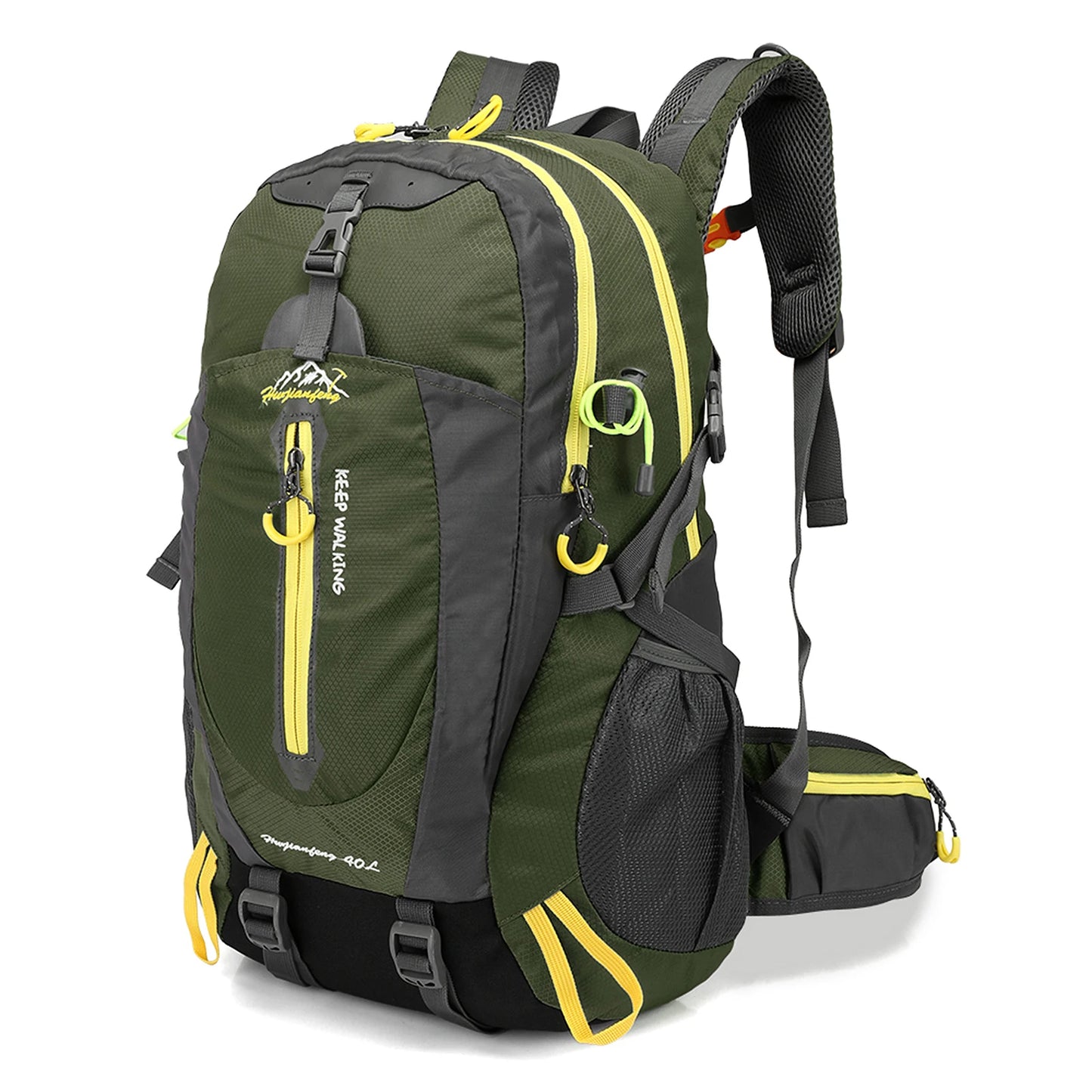 Cartmela 40L Water-Resistant Travel Backpack