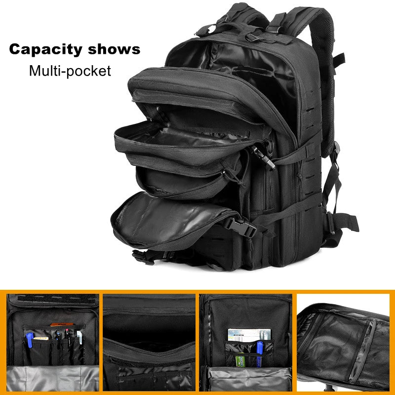 Tactical Backpack – Small Gym, Travel & Hiking Bag with Molle System