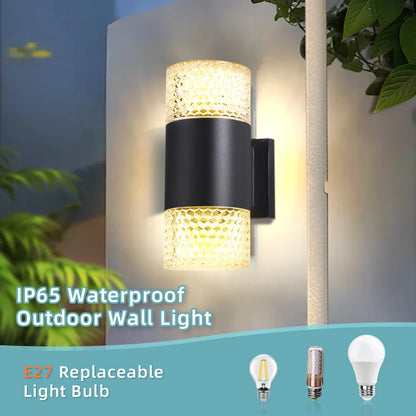 Outdoor Waterproof Street Wall Light – LED E27 Bulb Fixture