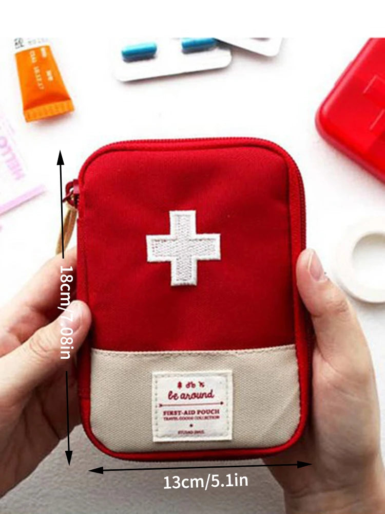 Mini Portable Medicine Bag–Travel First Aid Kit & Survival Storage Box
