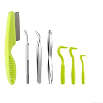 Pet Tick & Flea Removal Kit – Easy Tool Set for Dogs & Cats