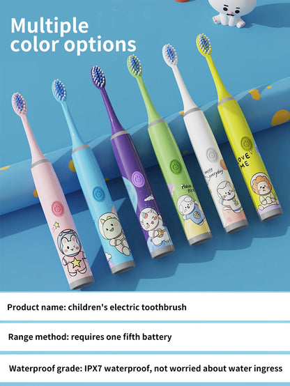 Kids Electric Toothbrush Cartoon Design