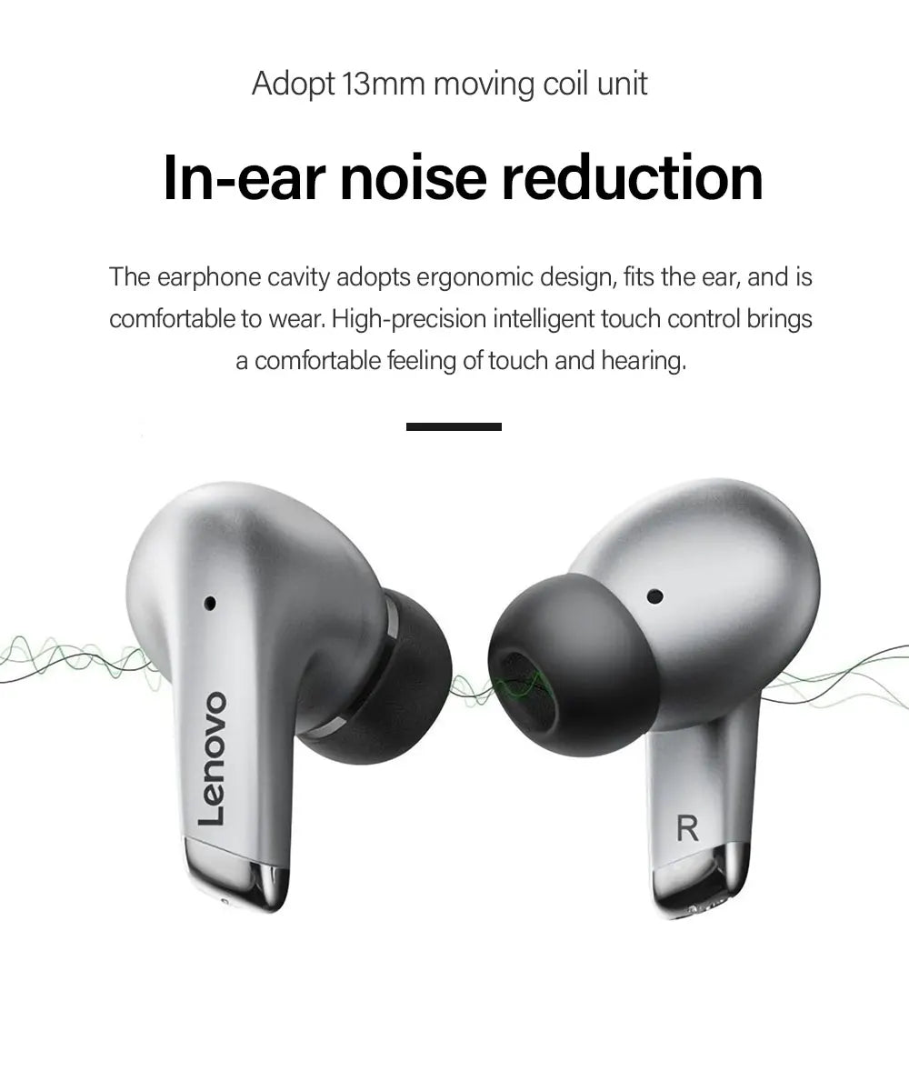 Lenovo LP5 TWS Bluetooth Earbuds | 9D HiFi Stereo Wireless Audio