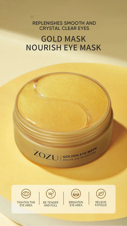 Avocado & Gold Eye Mask Patches – Anti-Wrinkle & Dark Circles