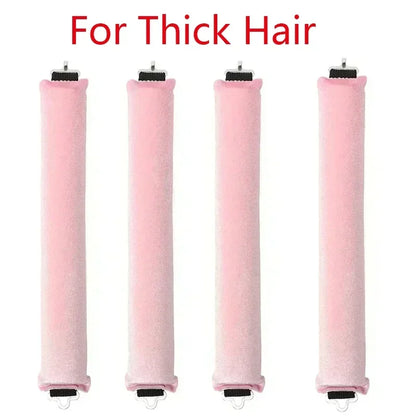 Heatless Hair Curlers – Foam Rollers for No-Heat Overnight Curls