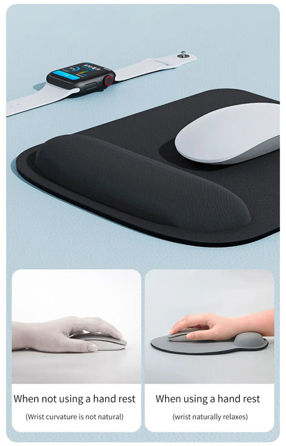 Colorful Large Wrist Mouse Pad – Thickened Non-Slip EVA Wrist Support