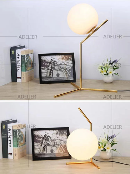 Modern Glass Ball Table Lamp