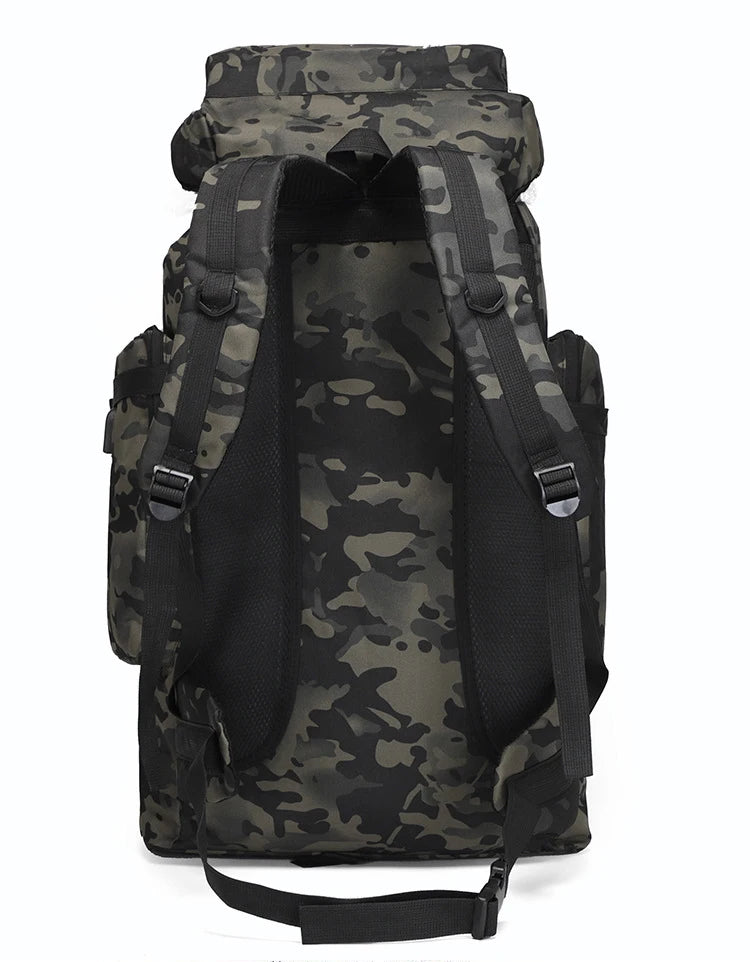 80L Large Capacity Waterproof Camouflage Outdoor Backpack