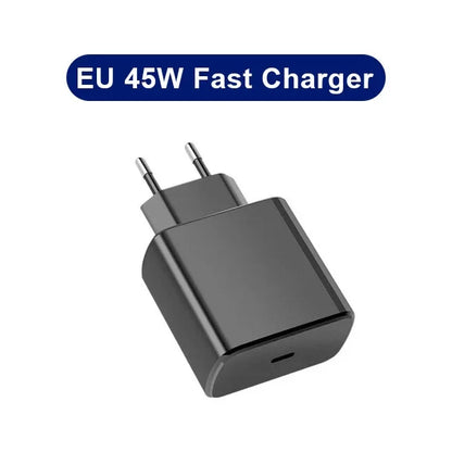 PD 45W USB-C Wall Charger – Fast Adapter for Samsung & iPhone 15
