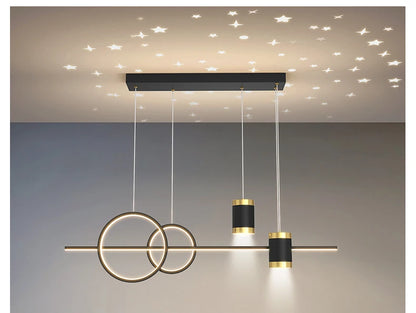 100cm Modern LED Pendant Light – Long Strip Dining Table Fixture