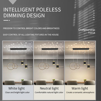 100cm Modern LED Pendant Light – Long Strip Dining Table Fixture