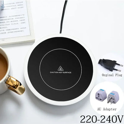 Electric Coffee Mug Warmer – 80°C Heating Plate for Desk Use