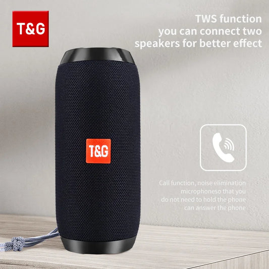 T&G TG117 Bluetooth Speaker Portable Waterproof Outdoor Stereo TWS