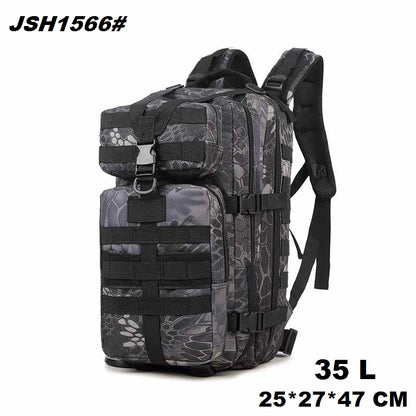 Tactical Backpack – Small Gym, Travel & Hiking Bag with Molle System